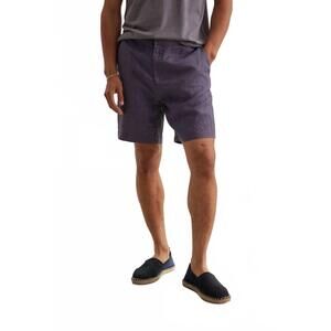 NEW VELVET BY GRAHAM & SPENCER eamon linen shorts in french